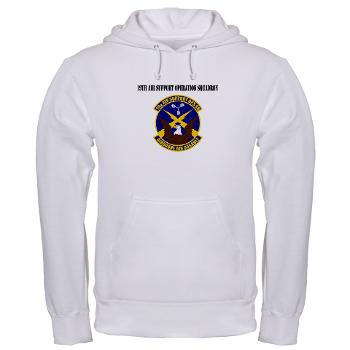 19ASOS - A01 - 03 - 19th Air Support Operation Squadron with Text - Hooded Sweatshirt