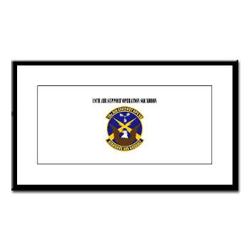 19ASOS - M01 - 02 - 19th Air Support Operation Squadron with Text - Small Framed Print