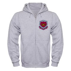19EC - A01 - 03 - DUI - 19th Engineer Company Zip Hoodie - Click Image to Close