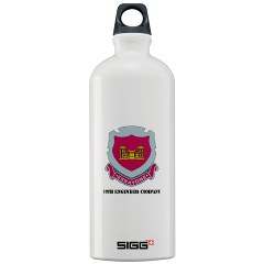 19EC - M01 - 03 - DUI - 19th Engineer Company with text Sigg Water Bottle 1.0L - Click Image to Close