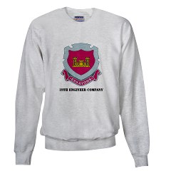 19EC - A01 - 03 - DUI - 19th Engineer Company with text Sweatshirt - Click Image to Close