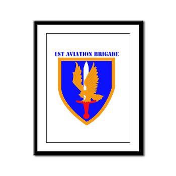 1AB - M01 - 02 - SSI - 1st Aviation Bde with text - Framed Panel Print