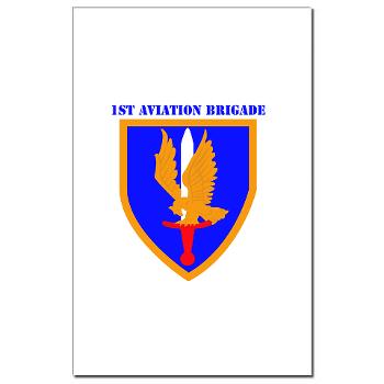 1AB - M01 - 02 - SSI - 1st Aviation Bde with text - Mini Poster Print - Click Image to Close