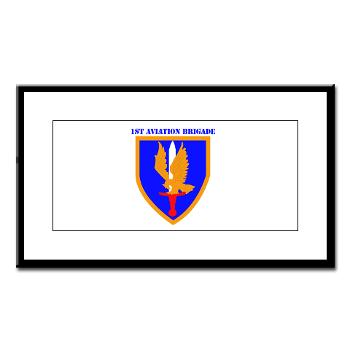 1AB - M01 - 02 - SSI - 1st Aviation Bde with text - Small Framed Print