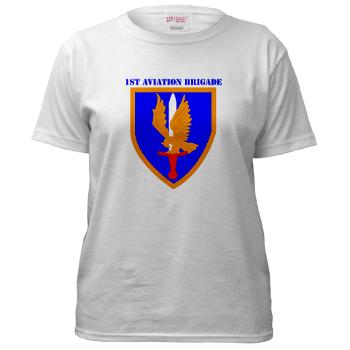 1AB - A01 - 04 - SSI - 1st Aviation Bde with text - Women's T-Shirt - Click Image to Close