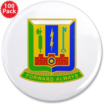 1AD3BCTSTB - M01 - 01 - DUI - 3rd BCT - Special Troops Bn - 3.5" Button (100 pack)