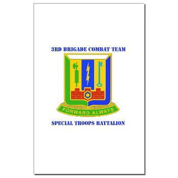 1AD3BCTSTB - M01 - 02 - DUI - 3rd BCT - Special Troops Bn with Text - Mini Poster Print