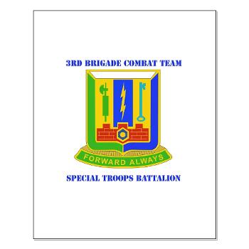 1AD3BCTSTB - M01 - 02 - DUI - 3rd BCT - Special Troops Bn with Text - Small Poster - Click Image to Close