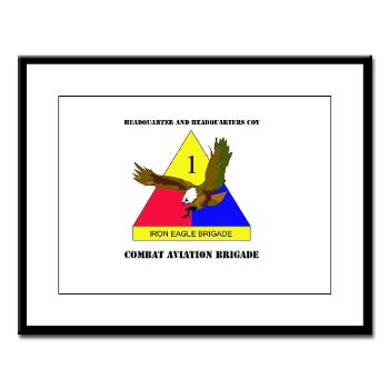 1ADCABHHC - M01 - 02 - DUI - HQ & HQ Coy with Text - Large Framed Print - Click Image to Close