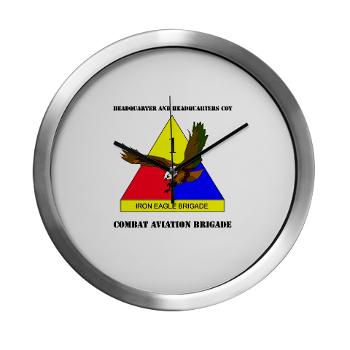 1ADCABHHC - M01 - 03 - DUI - HQ & HQ Coy with Text - Modern Wall Clock - Click Image to Close