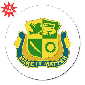 1ADDSTB - M01 - 01 - DUI - Division - Special Troops Battalion - 3" Lapel Sticker (48 pk)