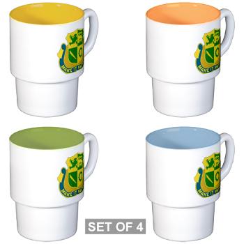 1ADDSTB - M01 - 03 - DUI - Division - Special Troops Battalion - Stackable Mug Set (4 mugs)