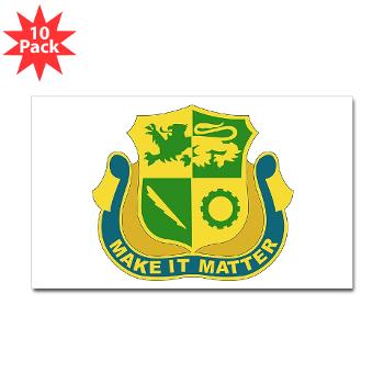 1ADDSTB - M01 - 01 - DUI - Division - Special Troops Battalion - Sticker (Rectangle 10 pk)