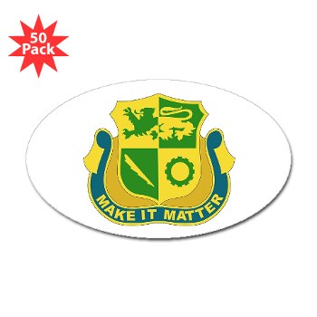 1ADSTBI - M01 - 01 - DUI - Div - Special Troops Bn Sticker (Oval 50 pk)