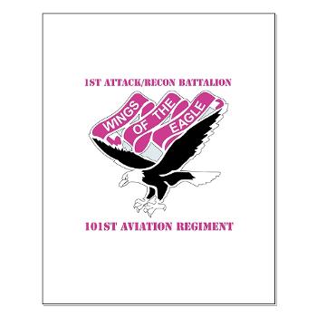 1ARB101AR - M01 - 02 - DUI - 1st Attack/Recon Battalion - 101st Aviation Regiment with Text - Small Poster