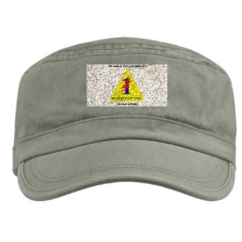 1ATBH - A01 - 01 - DUI - 1st Armor Training Brigade Headquarters with Text - Military Cap