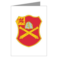 1B10FAR - M01 - 02 - DUI - 1st Bn - 10th Field Artillery Regiment Greeting Cards (Pk of 10) - Click Image to Close