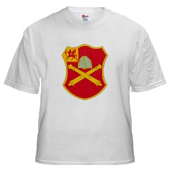 1B10FAR - A01 - 04 - DUI - 1st Bn - 10th Field Artillery Regiment White T-Shirt