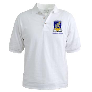 1B158AR - A01 - 04 - DUI - 1st Battalion,158th Aviation Regiment with Text - Golf Shirt