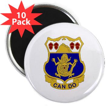 1B15IR - M01 - 01 - DUI - 1st Bn - 15th Infantry Regt with Text - 2.25" Magnet (10 pack)