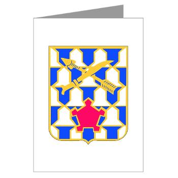1B16IR - M01 - 02 - DUI - 1st Bn - 16th Infantry Regt - Greeting Cards (Pk of 10) - Click Image to Close
