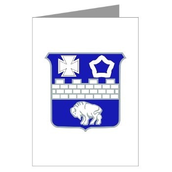 1B17IR - M01 - 02 - DUI - 1st Bn - 17th Infantry Regt - Greeting Cards (Pk of 10) - Click Image to Close