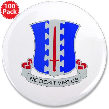 1B187IR - M01 - 01 - DUI - 1st Bn - 187th Infantry Regiment 3.5" Button (100 pack) - Click Image to Close