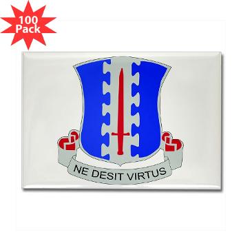 1B187IR - M01 - 01 - DUI - 1st Bn - 187th Infantry Regiment Rectangle Magnet (100 pack) - Click Image to Close
