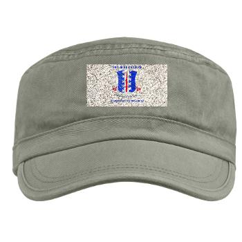 1B187IR - A01 - 01 - DUI - 1st Bn - 187th Infantry Regiment with Text Military Cap