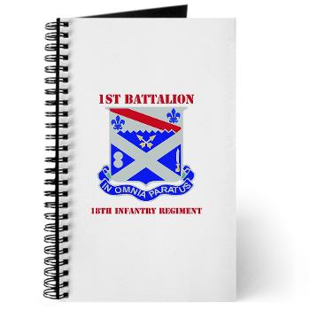 1B18IR - M01 - 02 - DUI - 1st Bn - 18th Infantry Regt with Text - Journal