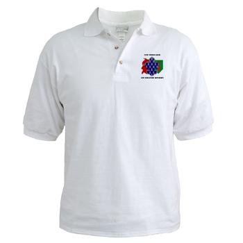 1B1ID - A01 - 04 - 1st Brigade, 1st Infantry Division with Text - Golf Shirt - Click Image to Close
