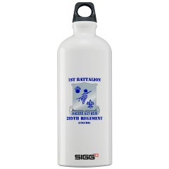 1B289R - M01 - 03 - DUI - 1st Battalion - 289th Regiment (CS/CSS) with Text Sigg Water Bottle 1.0L