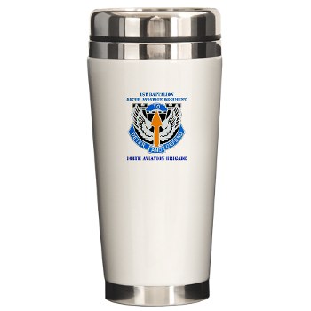 1B291AR - M01 - 03 - DUI - 1st Battalion - 291st Aviation Regiment with Text Ceramic Travel Mug - Click Image to Close