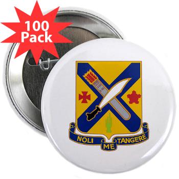 1B2I - M01 - 01 - DUI - 1st Battalion, 2nd Infantry - 2.25" Button (100 pack)