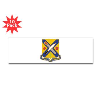 1B2I - M01 - 01 - DUI - 1st Battalion, 2nd Infantry - Sticker (Bumper 10 pk)
