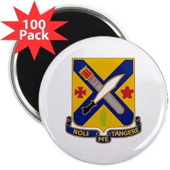 1B2I - M01 - 01 - DUI - 1st Battalion, 2nd Infantry - 2.25" Magnet (100 pack)