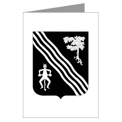 1B305FAR - M01 - 02 - 1st Battalion, 305th Field Artillery Regiment - Greeting Cards (Pk of 10) - Click Image to Close