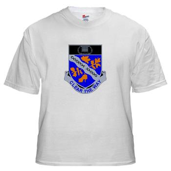 1B307R - A01 - 04 - DUI - 1st Battalion 307th Regiment - White T-Shirt