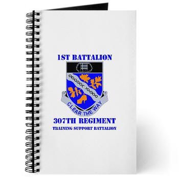 1B307R - M01 - 02 - DUI - 1st Battalion 307th Regiment with text - Journal - Click Image to Close