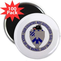 1B30IR - M01 - 01 - DUI - 1st Bn - 30th Infantry Regiment - 2.25" Magnet (100 pack) - Click Image to Close
