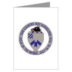 1B30IR - M01 - 02 - DUI - 1st Bn - 30th Infantry Regiment - Greeting Cards (Pk of 10) - Click Image to Close