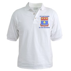 1B311R - A01 - 04 - DUI - 1st Bn - 311th Regt with Text Golf Shirt - Click Image to Close