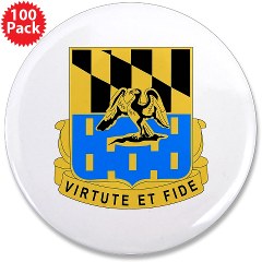 1B313R - M01 - 01 - DUI - 1st Bn - 313th Regt 3.5" Button (100 pack) - Click Image to Close