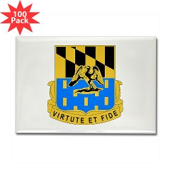1B313R - M01 - 01 - DUI - 1st Bn - 313th Regt Rectangle Magnet (100 pack) - Click Image to Close