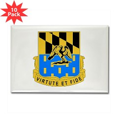 1B313R - M01 - 01 - DUI - 1st Bn - 313th Regt Rectangle Magnet (10 pack) - Click Image to Close