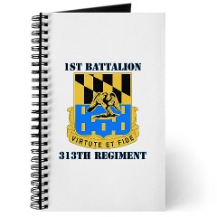 1B313R - M01 - 02 - DUI - 1st Bn - 313th Regt with Text Journal