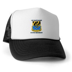 1B313R - A01 - 02 - DUI - 1st Bn - 313th Regt with Text Trucker Hat - Click Image to Close