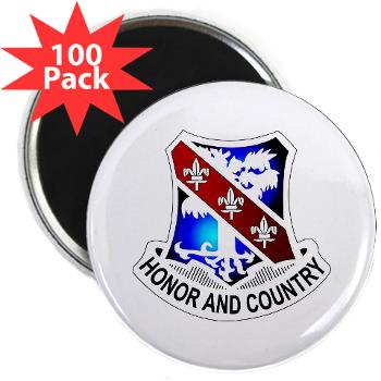 1B327IR - M01 - 01 - DUI - 1st Bn - 327th Infantry Regt - 2.25" Magnet (100 pack) - Click Image to Close