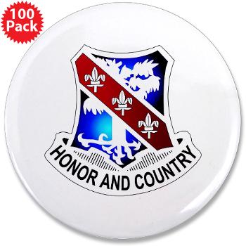 1B327IR - M01 - 01 - DUI - 1st Bn - 327th Infantry Regt - 3.5" Button (100 pack) - Click Image to Close
