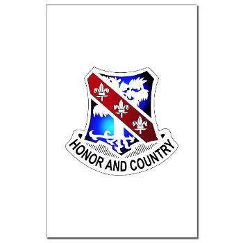 1B327IR - M01 - 02 - DUI - 1st Bn - 327th Infantry Regt - Mini Poster Print